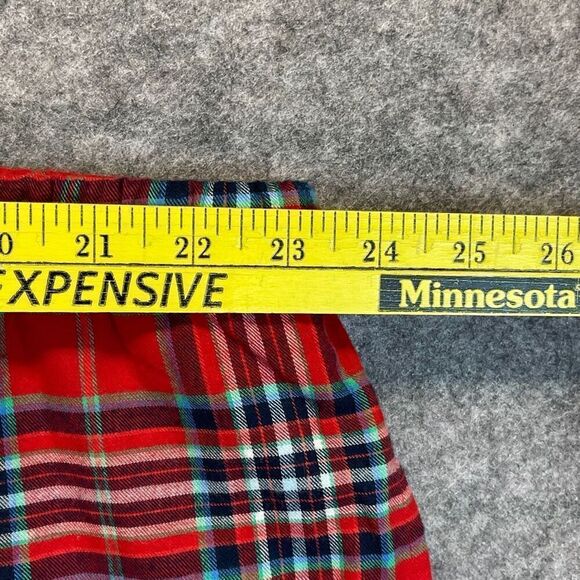 NWT WONDERSHOP Pajama Set Men's Sz 3XL Red Plaid Long Sleeve 100% Cotton Holiday - Picture 12 of 16